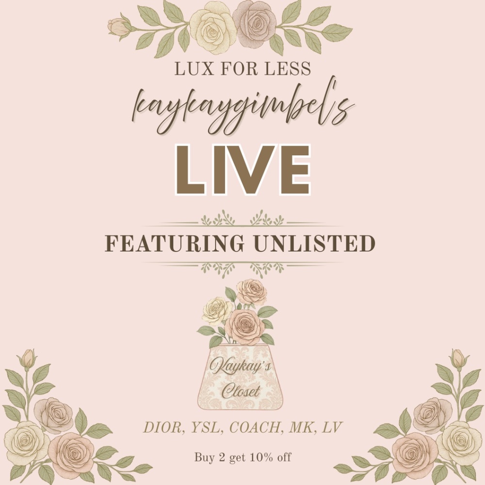 LIVE SHOW: Luxury for Less 🌹 Dior, YSL & More!